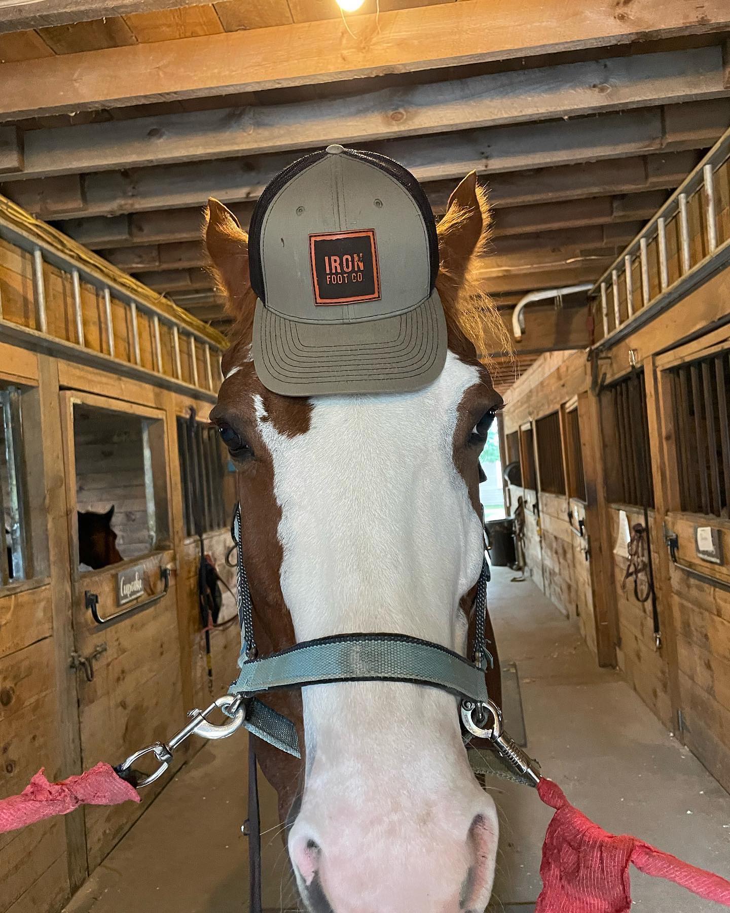 Leather Patch Hat